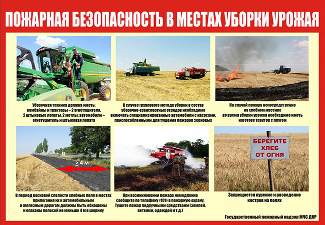 Пожарная безопасность на объектах сельского хозяйства